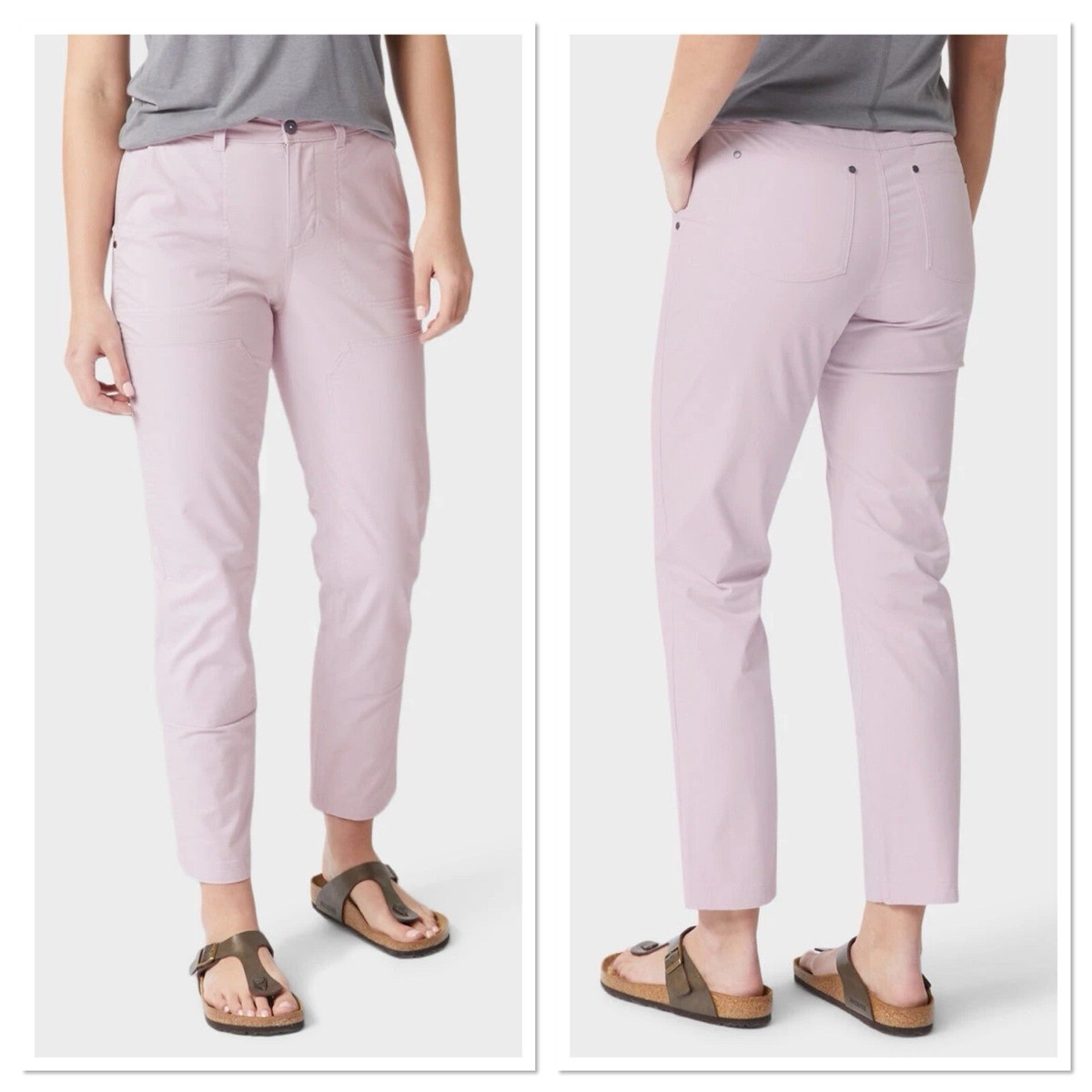 BAON】Hino Carpender Rivet Wide Cotton Pants Eaton Ripstop