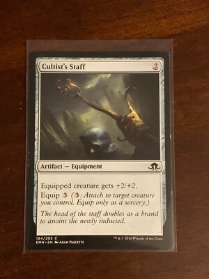 Magic the Gathering Eldritch Moon Cultist's Staff