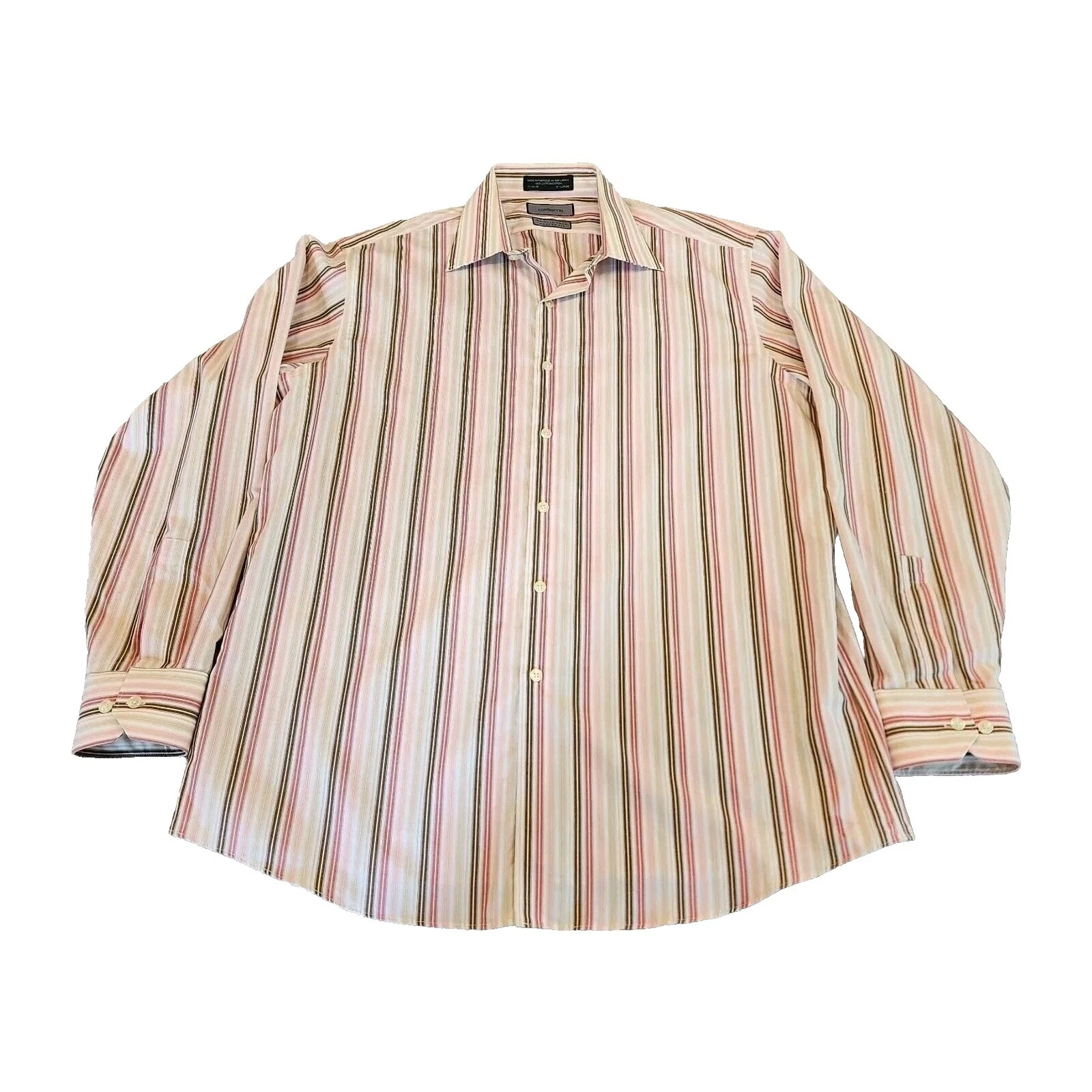 Camisas de vestir marrón Claiborne para hombres