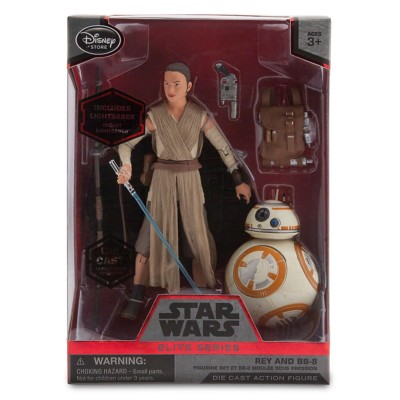 Rey & BB-8 Star Wars Elite Series 6,5'' Die Cast Disney Store Neu
