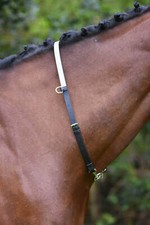 HI-VIZ Black Reflective Silver Click & Connect Neck Strap