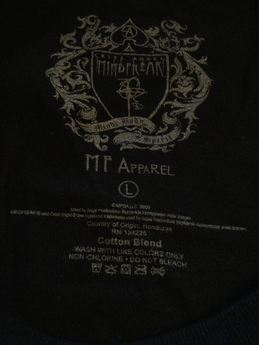 Criss Angel - Mindfreak - Black Shirt - L - Cotton Blend | eBay