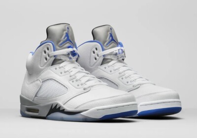 EU 44.5 Jordan 5 Retro White Stealth 2.0 (2021)
