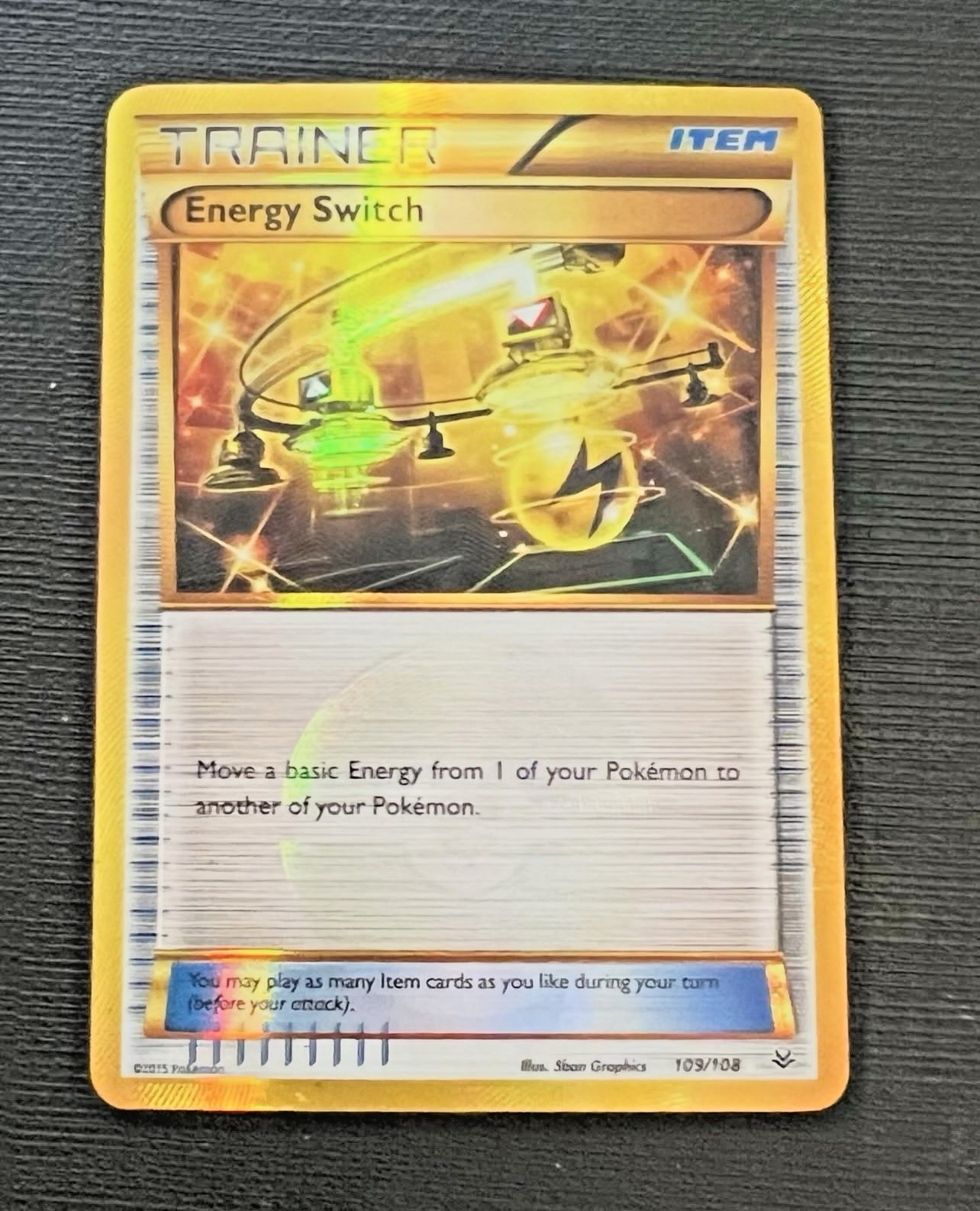 Energy Switch TRAINER 109/108 (Roaring Skies) Secret Rare Holo • NM