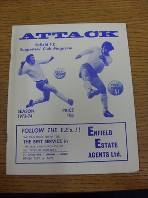 1973/1974 Enfield Supporters Club Magazin Band: 4 Nr: 4 .  Dieser Artikel wird geliefert