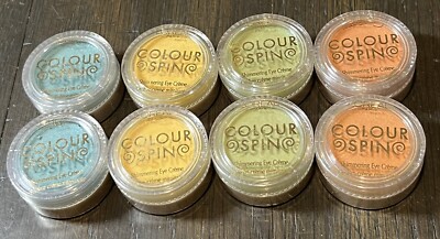 2 L'Oreal Colour Spin Shimmering Eye Creme Sun Drop  Sealed  0.12 oz