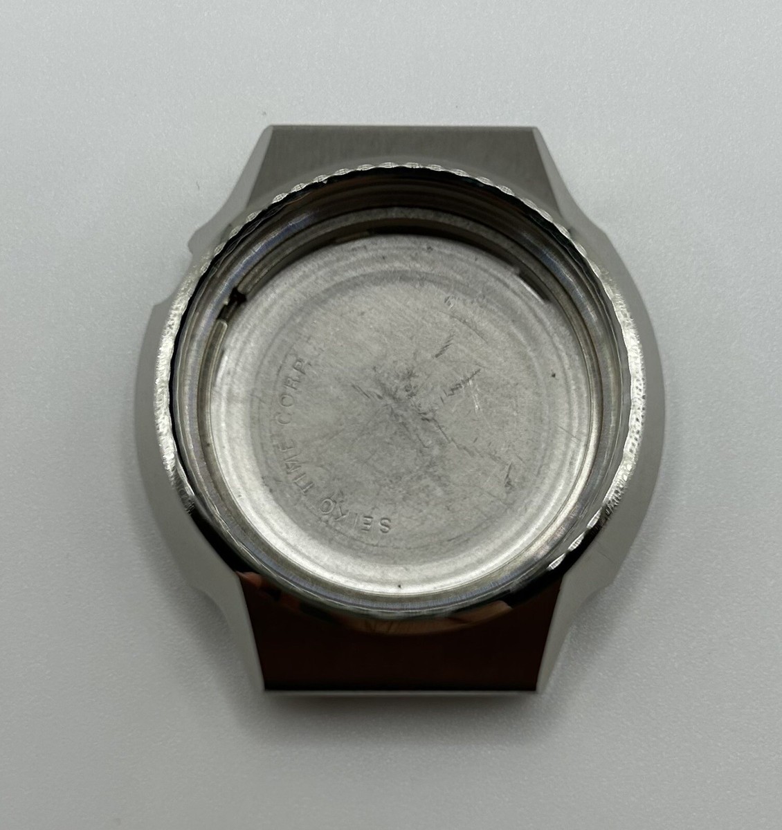 NOS Vintage Genuine Seiko 6106-7759 S/s No Crystal Case For Part