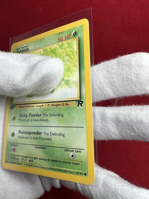 1995, 96, 98 Pokemon Card 1st Edition **Oddish* - Team 1995, 96, 98 Pokemon Card 1st Edition **Oddish* - Team