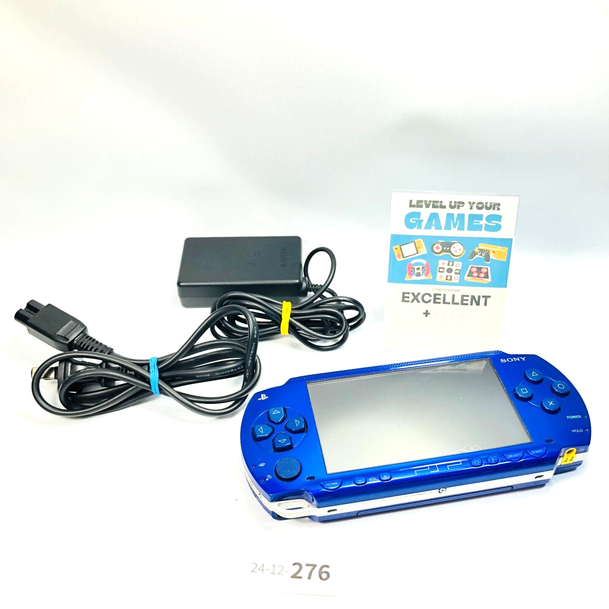 PSP1000本体 Ex+] Sony PSP-1000 Metallic Blue with AC adapter from Japan