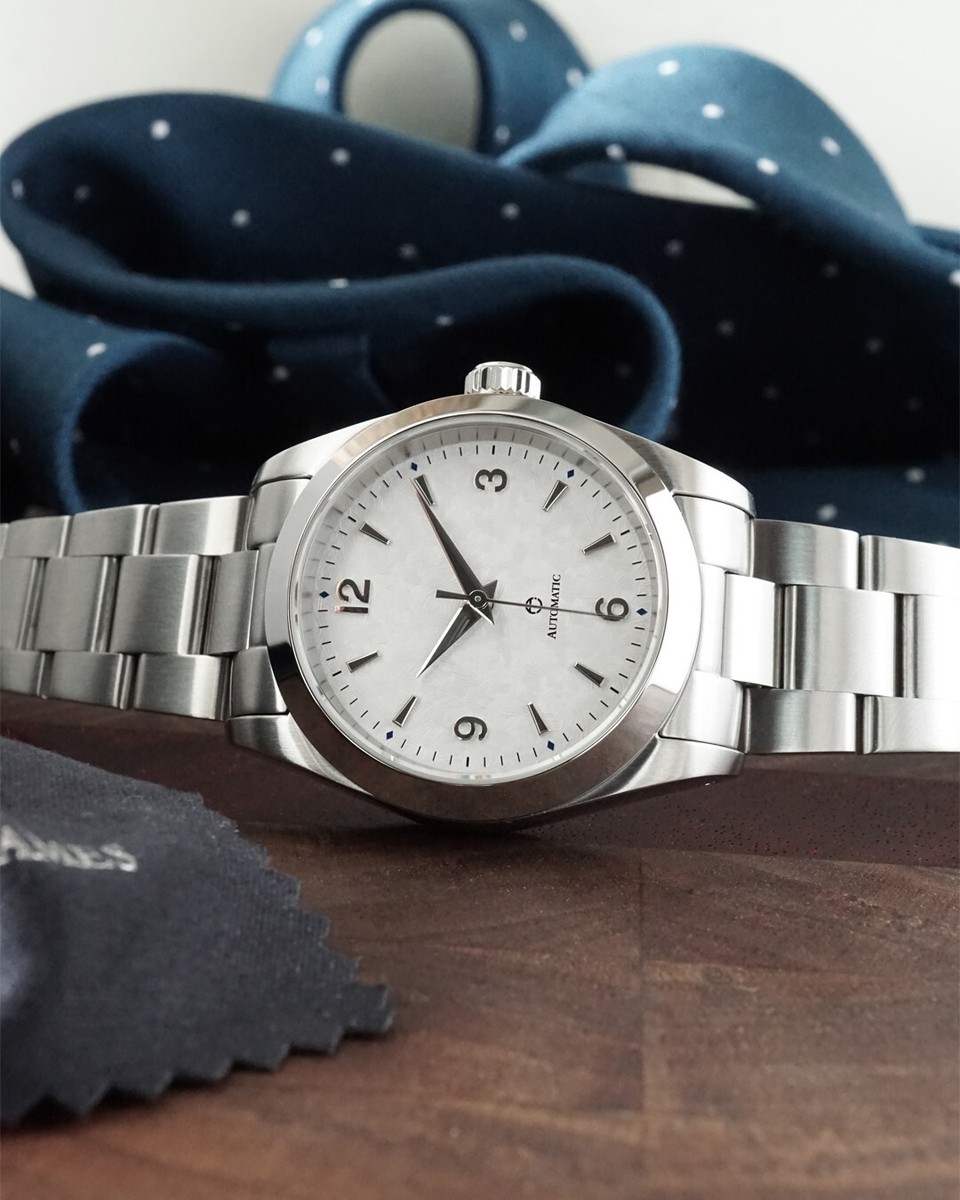 Custom Automatic Grand Mod White Snowflake Fixed Bezel NH35 NH38 movt 36mm