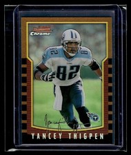 2000 Bowman Chrome Refractor #14 Yancey Thigpen Titans *Iconic Set*
