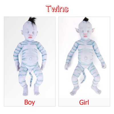 avatar silicone baby twins
