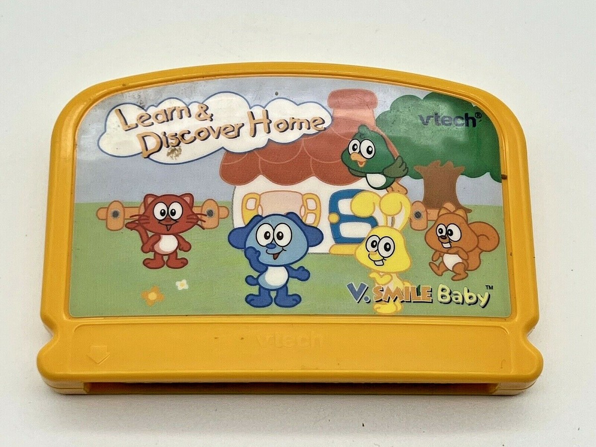 Game Cartridge V Smile Baby LEARN DISCOVER HOME VTech Learning  Activity