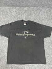 Harley Davidson T Shirt Fat Boy For Life Fargo Distressed Native USA Made 2XL