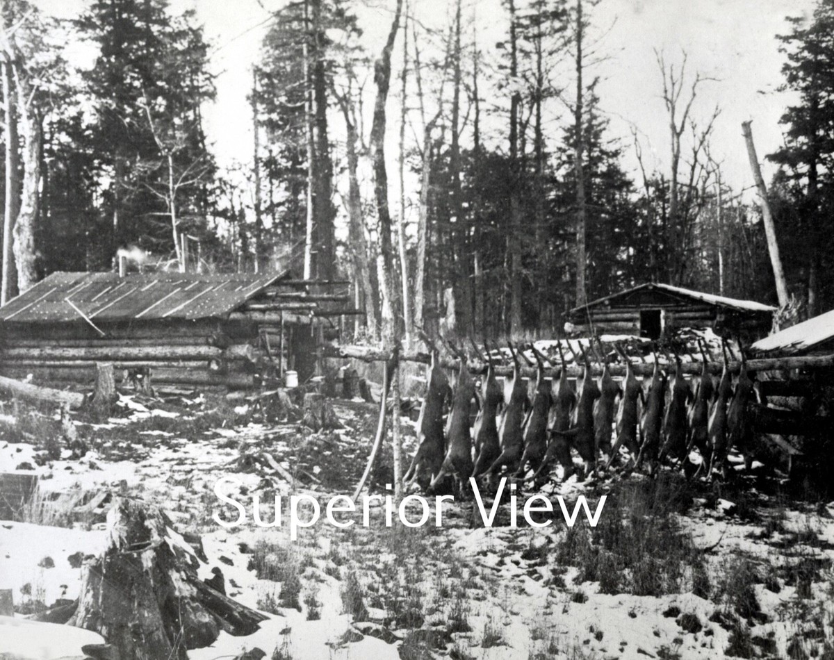 Old Time Deer Hunt Huge Buck Pole Log Cabin Deer Hunting