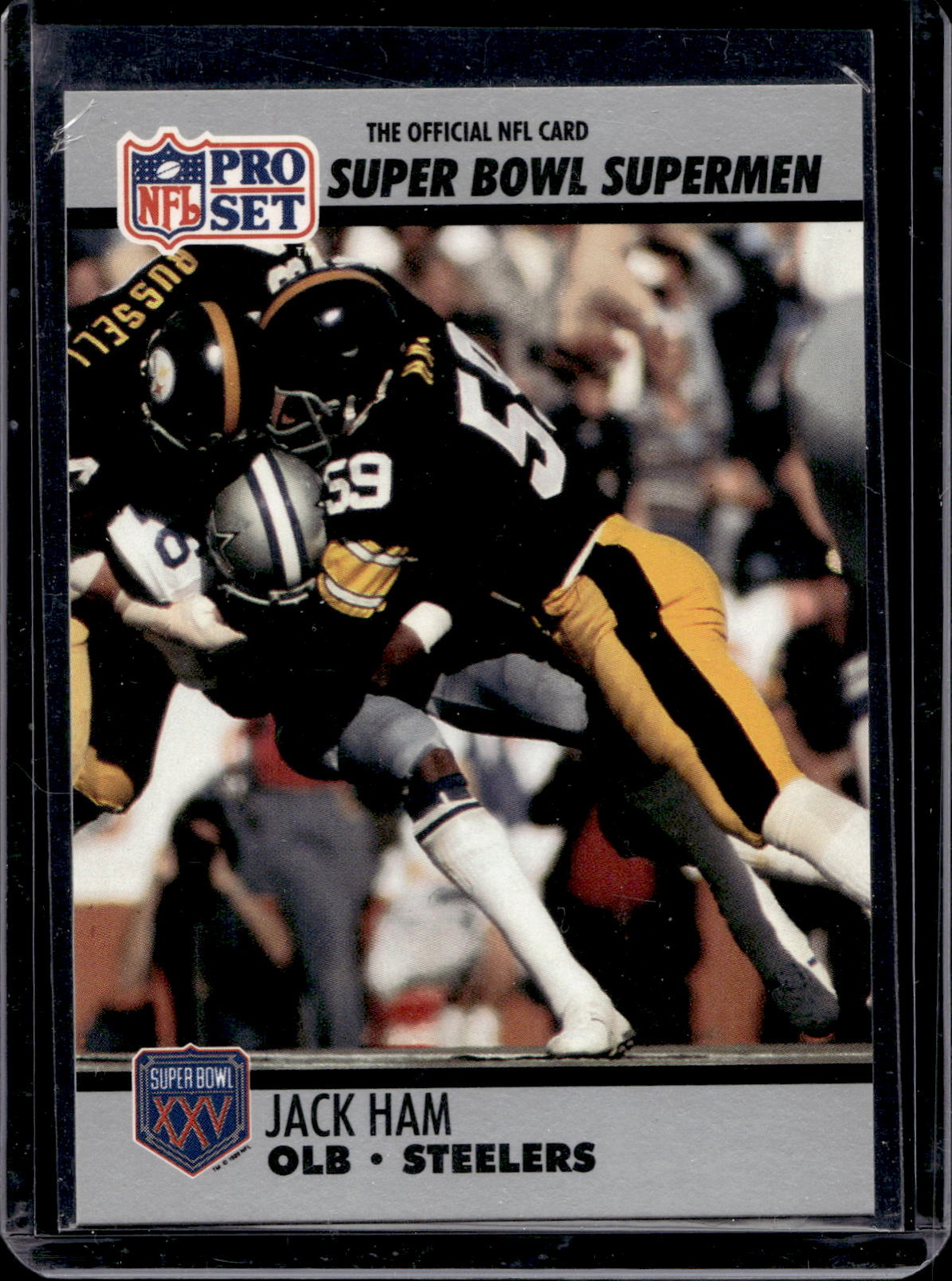 1990-91 Pro Set Super Bowl XXV Silver Anniversary Commemorative #96 Jack Ham