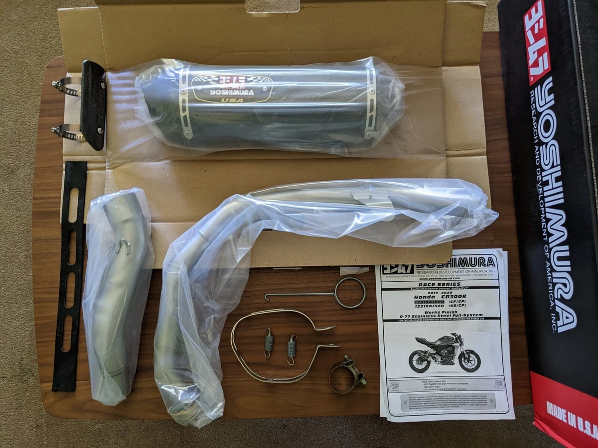 Yoshimura R 77 Race Works Exhaust Honda CB300R Refurbished eBay