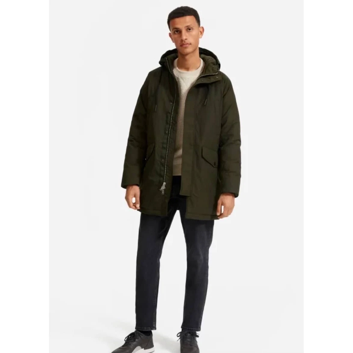 The renew long puffer cheap