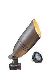 MALORY Brass Landscape Spotlights 1-Pack with MR16 Bulb S02 , 12V Low Voltage...