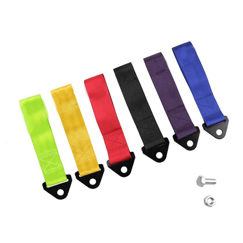 Universal 28cm High-Strength Nylon Tow Strap Car Racing Tow Ropes Trailer Ropes - Picture 8 of 18