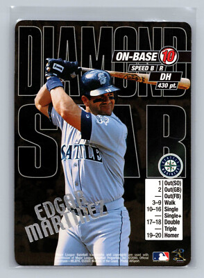 Edgar Martinez MLB Showdown 2000 Diamond Star Promo