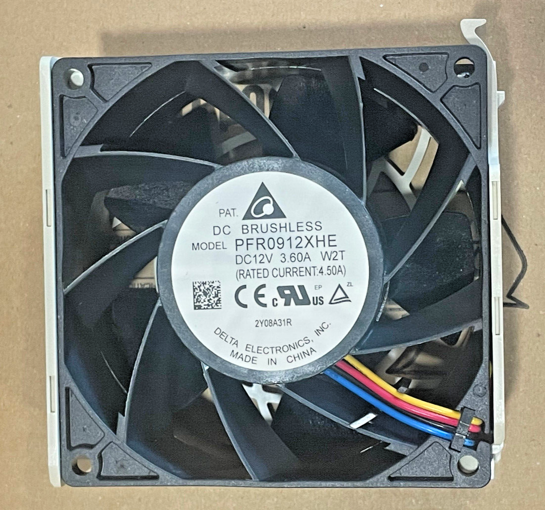 Supermicro FAN-0199L4-1 92x92x38 mm, 11.5K RPM Cooling fan w/ 5A