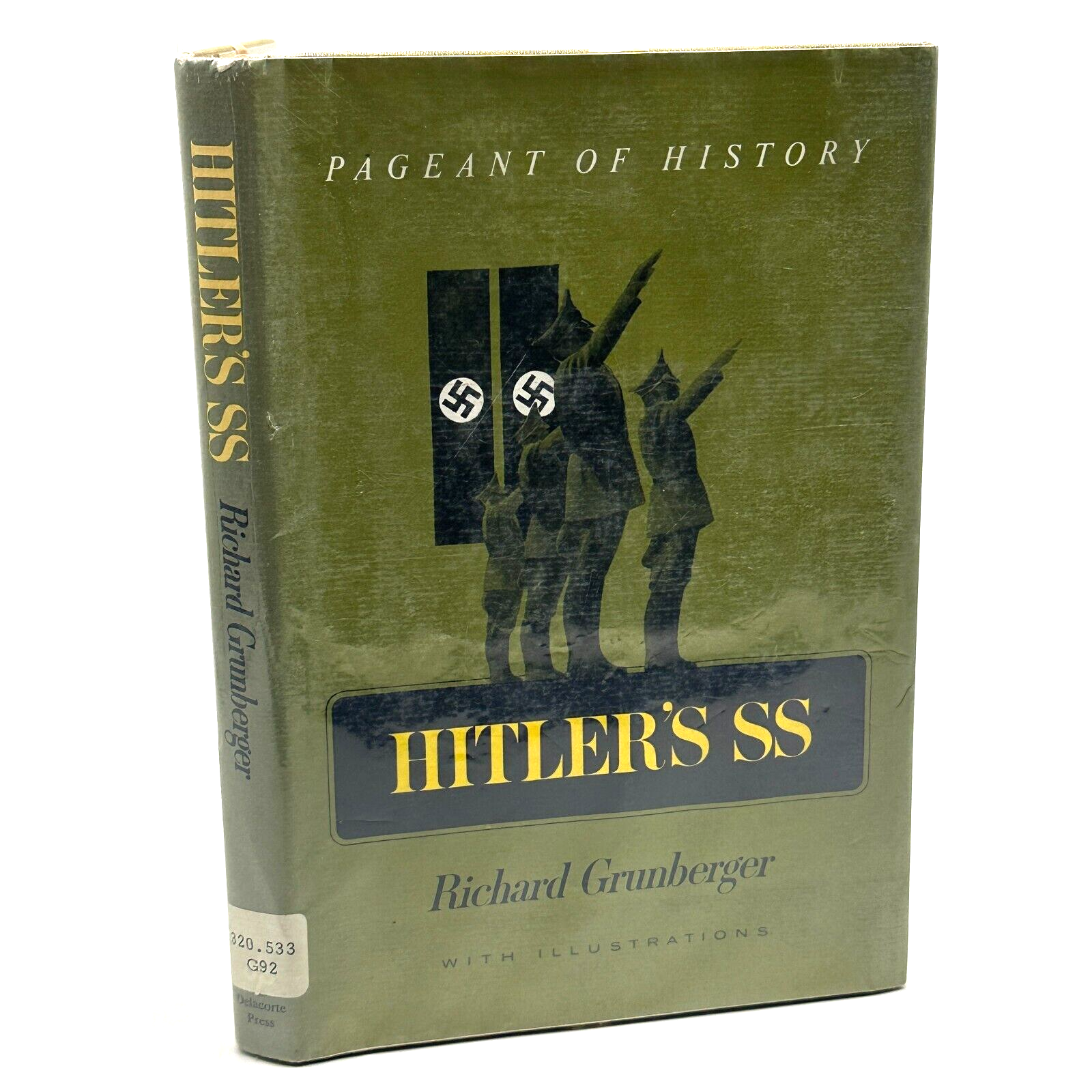 Hitler's SS Richard Grunberger 1971 First Edition WWII History Book Illustrated