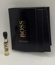 3 x Hugo Boss Boss The Scent Eau De Toilette Splash Vial ~ 1.5ml/0.05oz Each