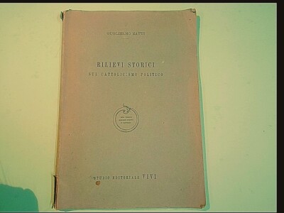 HISTORISCHE RELIEFS ÜBER DEN POLITISCHEN KATHOLIZISMUS ZATTI STUDIO EDIT. VIVI 1946
