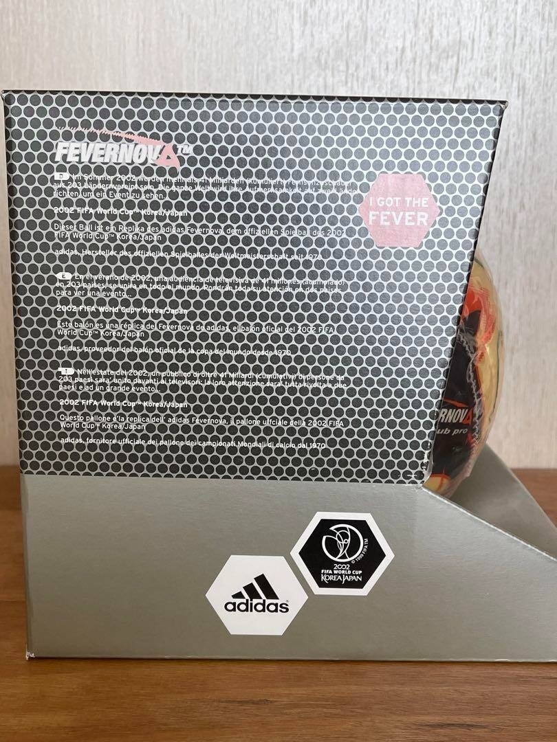 2002 FIFA Korea/Japan World Cup Official Ball FEVERNOVA Soccer