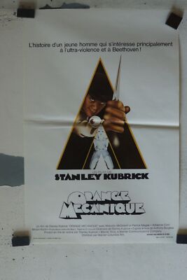 Orange Mécanique オリジナル映画ポスター ORANGE MÉCANIQUE MOVIE POSTER ORIGINAL (55X37) STANLEY KUBRICK | eBay