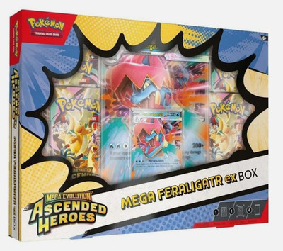 Pokémon TCG: Mega Evolution Ascended Heroes - Mega Feraligatr ex Box - Presale
