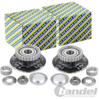 2X Snr RADLAGER-SATZ Hinten Passend FÜR CitroËN Xsara Peugeot 306 Links+Rechts