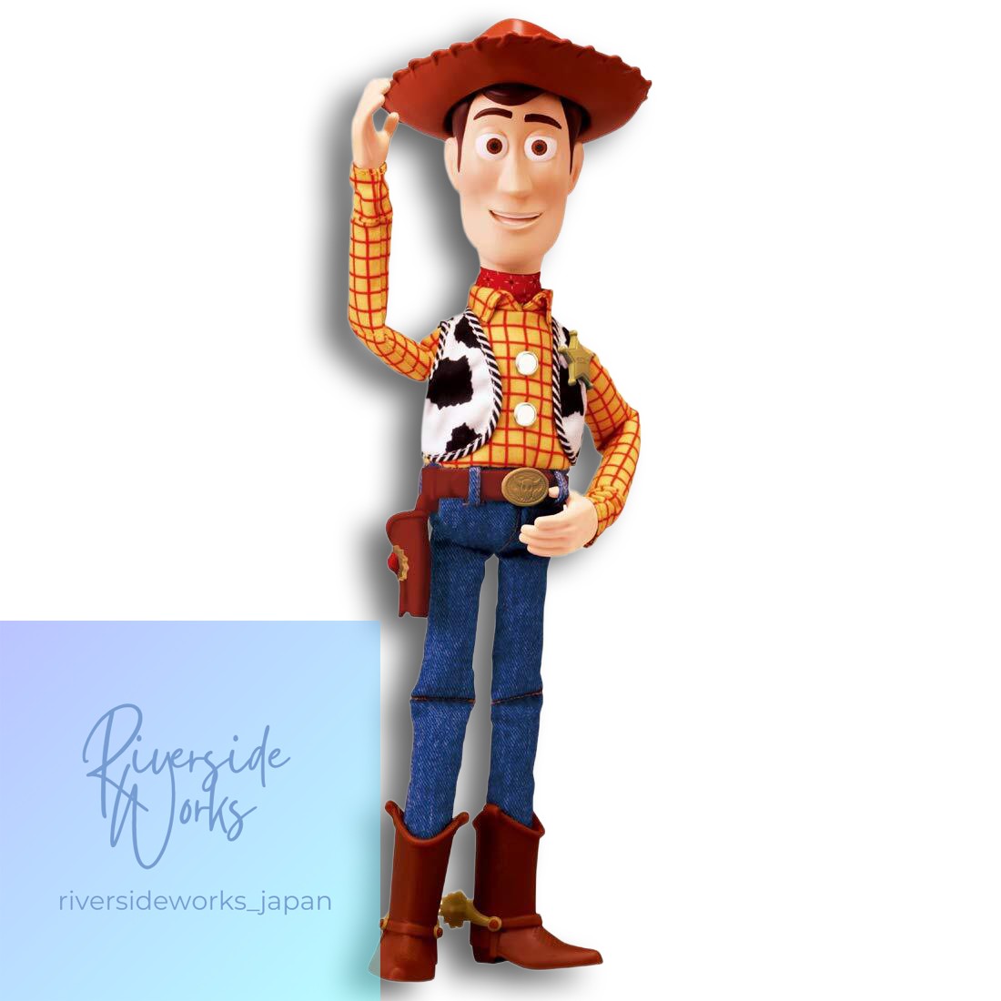 Toy Story Woody フィギュア 人形 TAKARA TOMY Disney Toy Story Woody Real Size Talking Figure Remix
