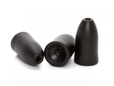 Camo Lures Bullet Weights Black Blei Schwarz Texas Carolina Rig Finesse angeln