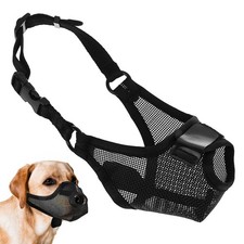 Muzzle for Pets Adjustable Dog to Prevent Licking Grooming Breathable Mesh
