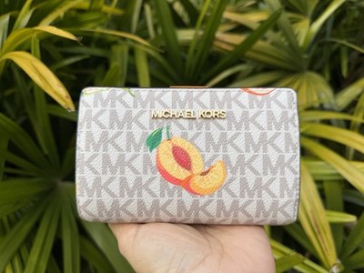 Michael Kors Jet Set Travel MD Bifold Coin Zipper Wallet MK