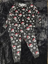 DISNEY NIGHTMARE BEFORE CHRISTMAS 2 Piece Pajama Set Womens Size Medium