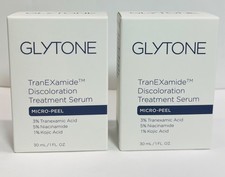 GLYTONE TRANEXAMIDE DISCOLORATION TREATMENT SERUM 30ml / 1fl Brand New - PACK 2