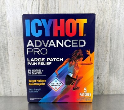 Icy Hot Advanced PRO Pain Relief Patches, Extra Strength with Menthol 5 and C...