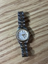Citizen Women's Quartz Dress Watch Two-Tone Bracelet Day/Date Fluted Bezel