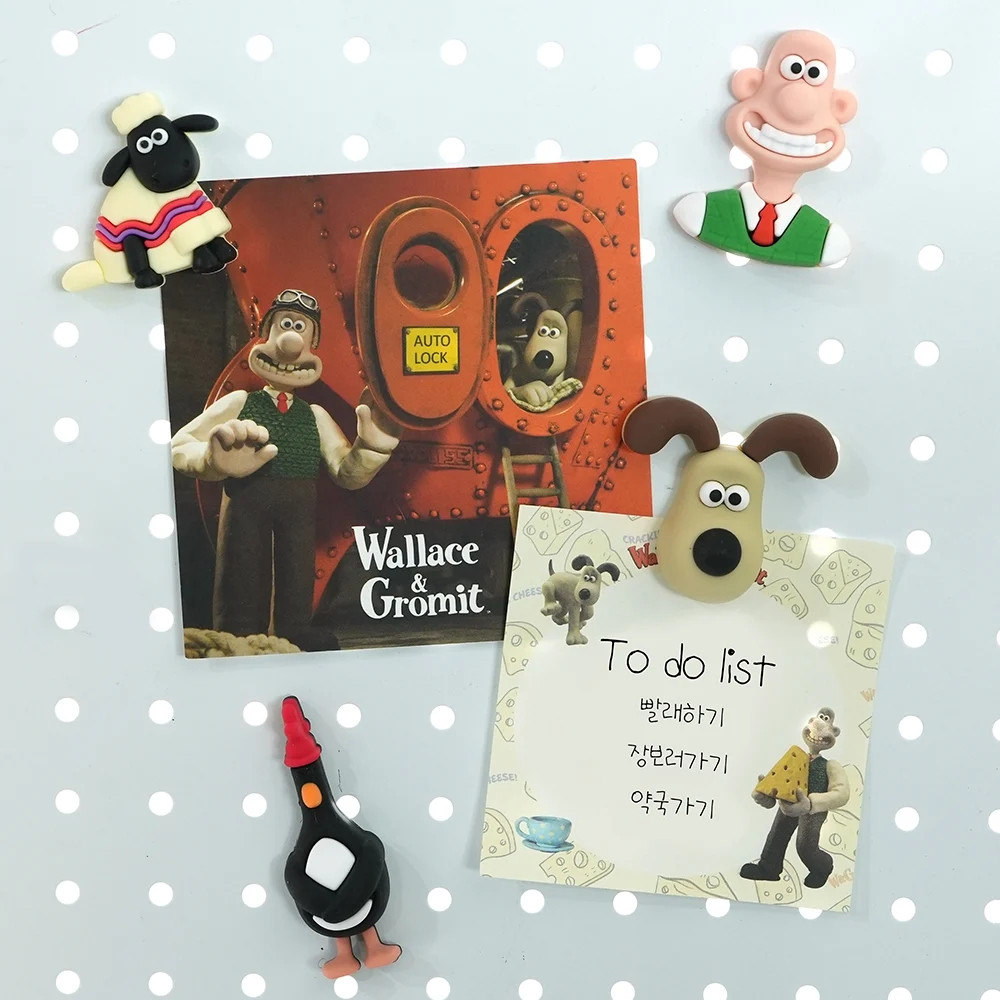 Wallace & Gromit - Rubber Magnet Set of 6 Characters | eBay
