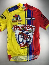 Vtg 90s Pearl Izumi Cycling Jersey Men’s XL Made In USA Yellow Blue Red NWOT