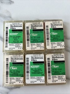 KERR Hedstrom Files Different Sizes, 6boxes, 36pcs(see description for sizes)