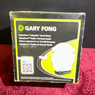 Gary Fong Lightsphere Collapsible Speed Mount Bounce Diffuser Flash Head White