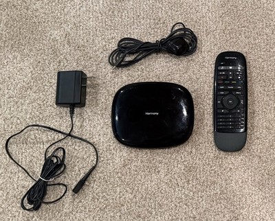 Logitech Harmony Smart Hub O-R0004 W/ Harmony Remote Lot Set 815-000114 Black
