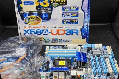 GIGABYTE GA-X58A-UD3R LGA 1366 Intel X58 SATA 6Gb/s USB 3.0 ATX Intel Motherboar
