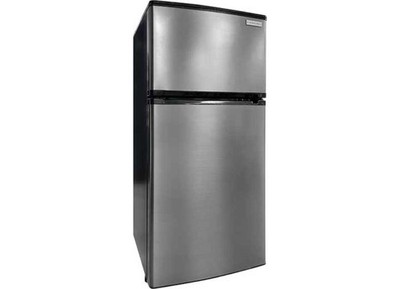 Lippert 2022302334 Everchill 4.5 Cu Ft 12V Refrigerator Left Hand Open St Steel