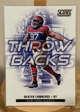 2025 Score - Throwbacks Dexter Lawrence #16 New York Giants