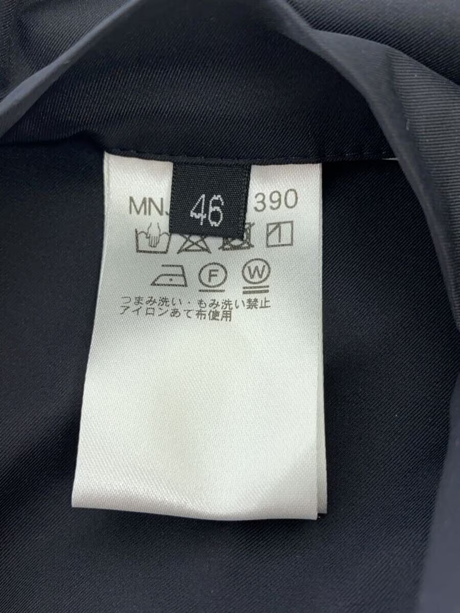 MK MICHEL KLEIN homme Blouson, Size 46, Nylon, Black, Solid Color, MNJDM-01390